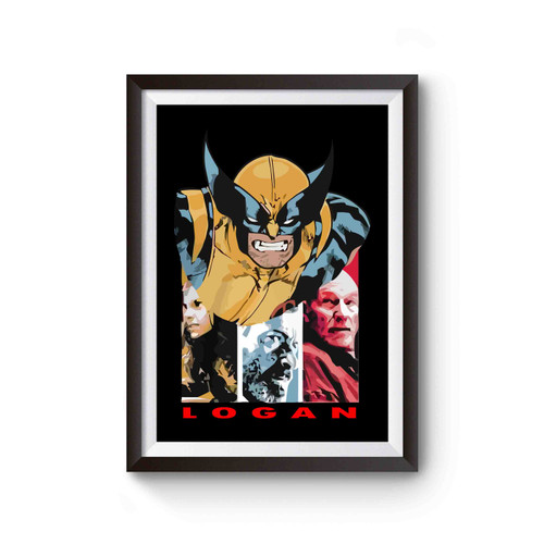 Logan Movie Wolverine Xmen Character With Love Marvel Comics Poster