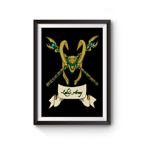 Loki Army Marvel Poster
