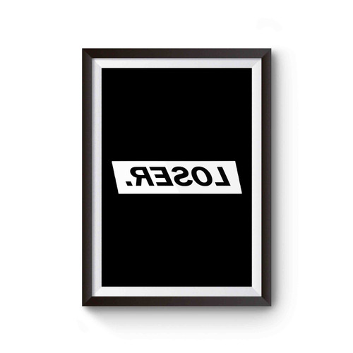 Loser Reflection Logo Poster