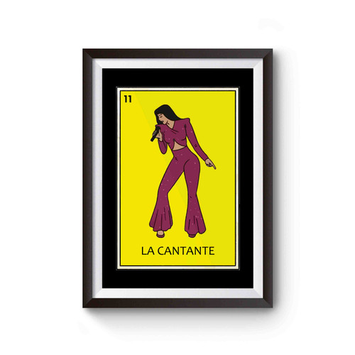 Loteria Card Themed La Cantante Poster