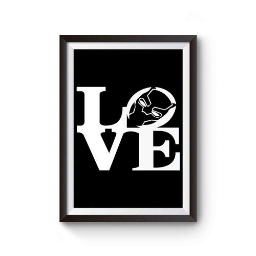 Love Black Panther Marvel Superhero Poster
