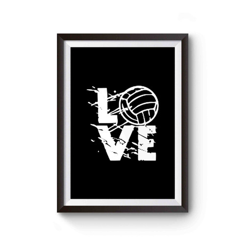 Love Volleyball Poster
