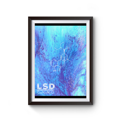 Lsd Molecule Poster