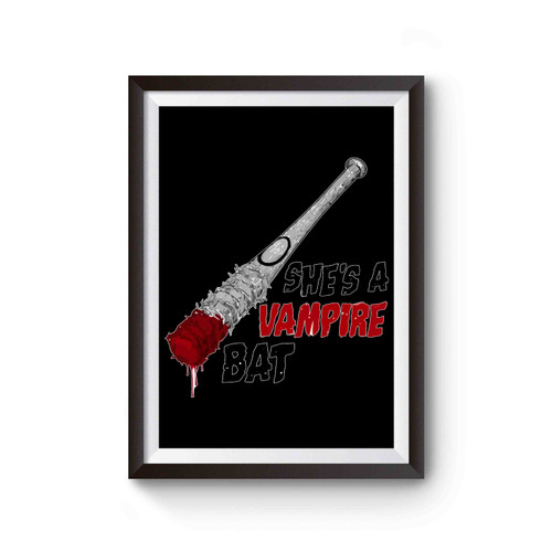 Lucille She's A Vampire Bat Poster
