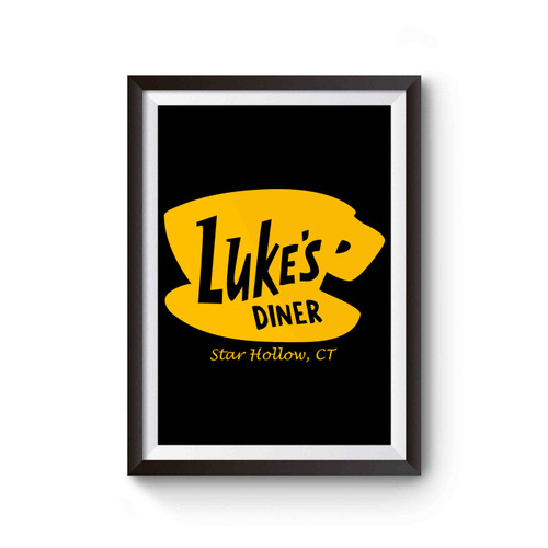Luke's Diner Stars Hollow Gilmore Girls Poster