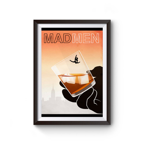 Mad Men Glass Movie Art Poster