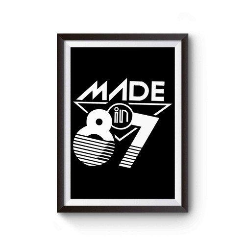 Made In 1987 30th Birthday Party Born In 87 Poster