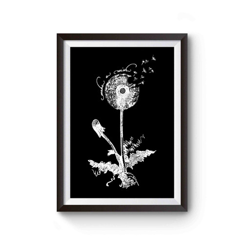 Make A Wish Dandelion Nature Flower Poster