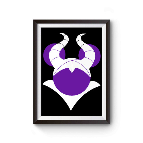 Maleficent Minnie Mouse Poster