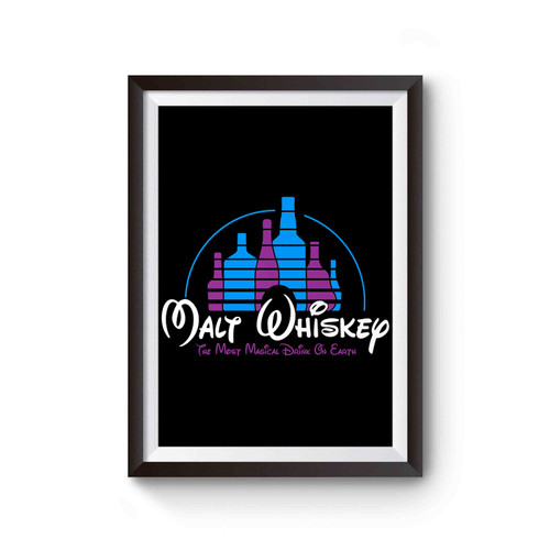 Malt Whiskey Not Walt Disney Ndr Poster