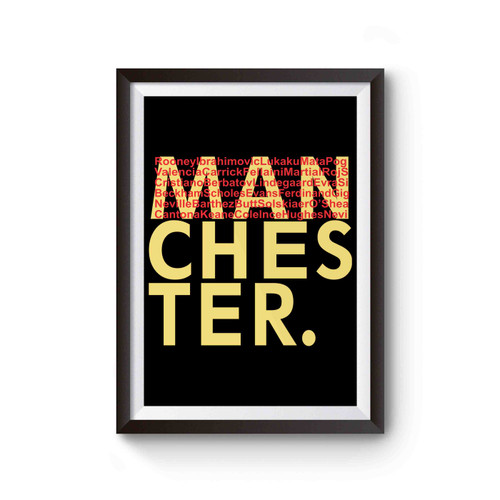 Manchester United Soccer League Poster