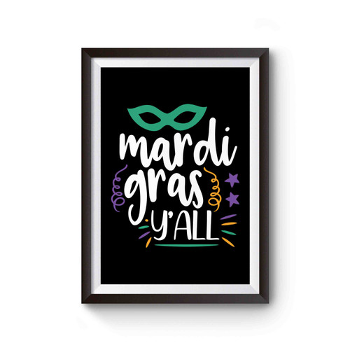 Mardi Gras Y'all Poster