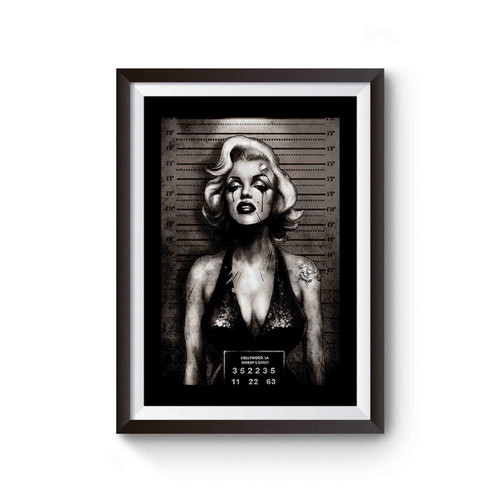Marilyn Monroe Gangsta Poster