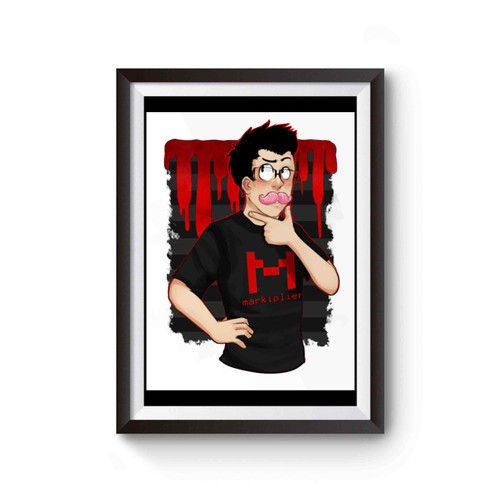 Markiplier Youtuber Inspired Poster