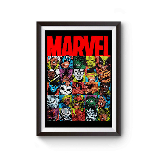Marvel Comics All Characters Poster