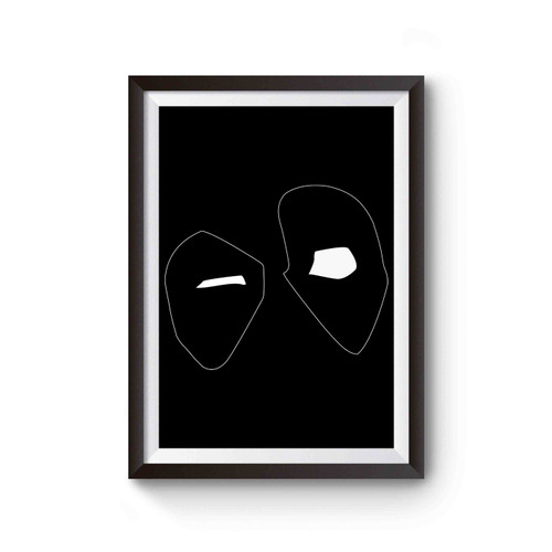 Marvel Deadpool Mask Logo Poster
