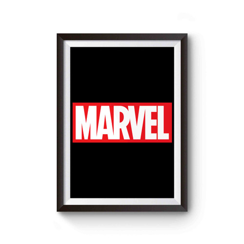 Marvel Red Logo Poster