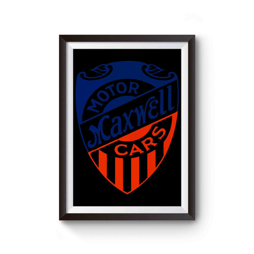 Maxwell Motor Co Vintage Car Logo Poster