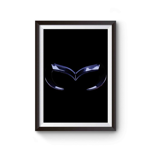 Mazda Evil M Batman Emblem Poster