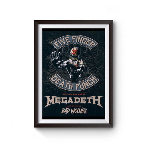 Megadeth Five Finger Punch Poster