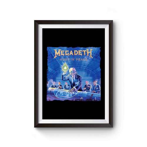 Megadeth Rust In Peace Black Poster