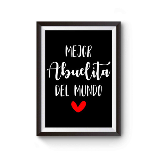 Mejor Abuelita Del Mundo Poster
