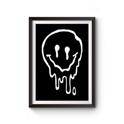 Melted Smiley Face Poster