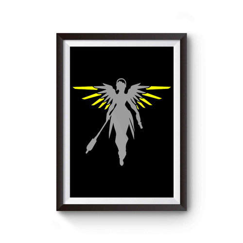 Mercy Silhouette Overwatch Poster
