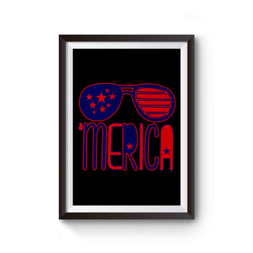 Merica Fourth Of July Poster