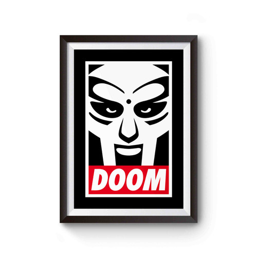 Mf Doom Hip Hop Rap Logo Poster