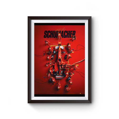 Michael Schumacher Ferrari Pit Stop Poster