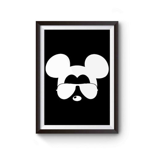 Mickey Mouse Sunglasses Disney Mouse Ears Poster