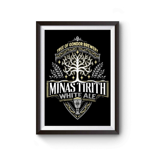 Minas Tirith White Ale Poster