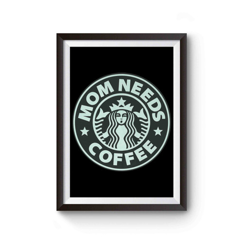 Mom Needs Coffee Poster