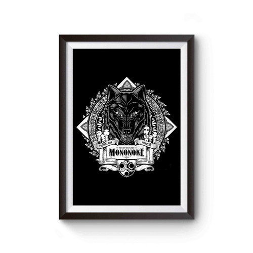 Mononoke Hime Anime Inspired Poster