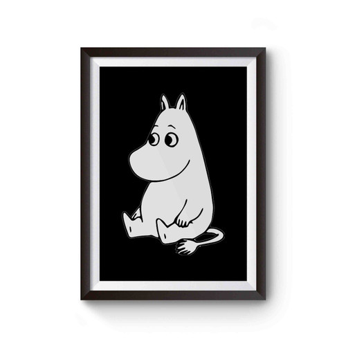 Moomin Retro Vintage Cartoon Anime 1990 Poster