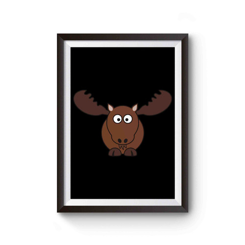 Moose Cartoon Poster