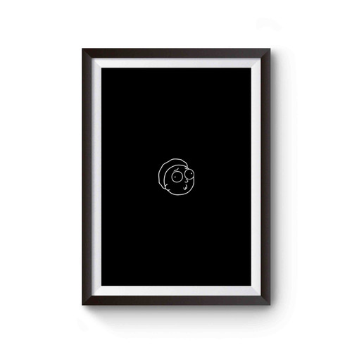 Morty Smith Head Rick And Morty Poster