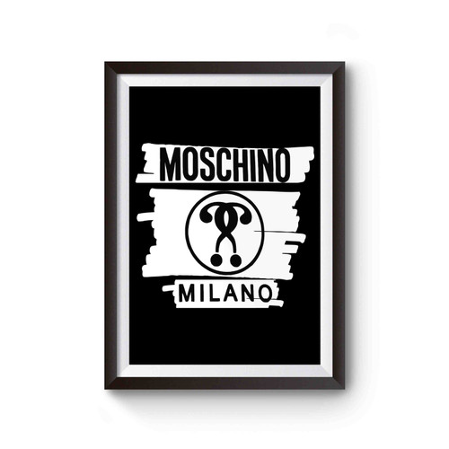 Moschino Milano Inspired Poster