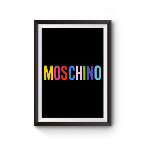 Moschino Milano Logo Poster