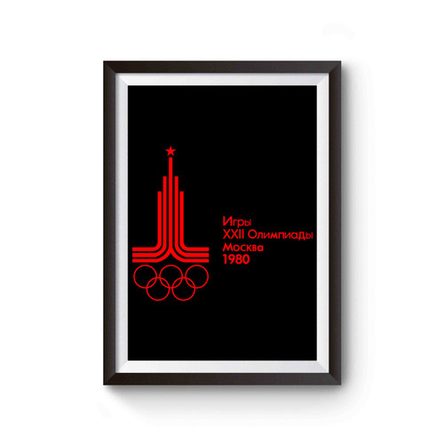 Moscow Olympics Logo 1980 Poster