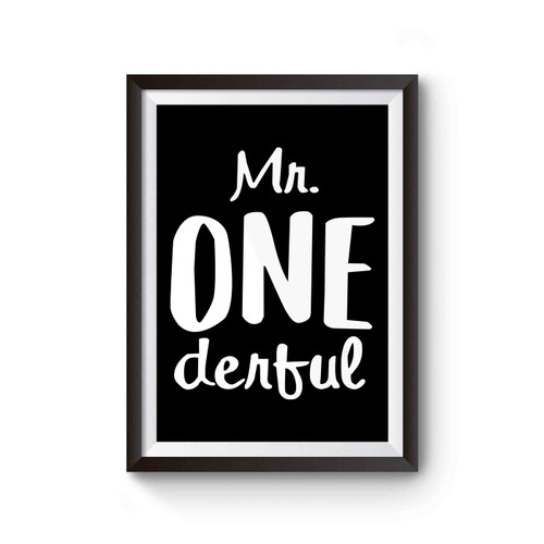 Mr Onederful Poster