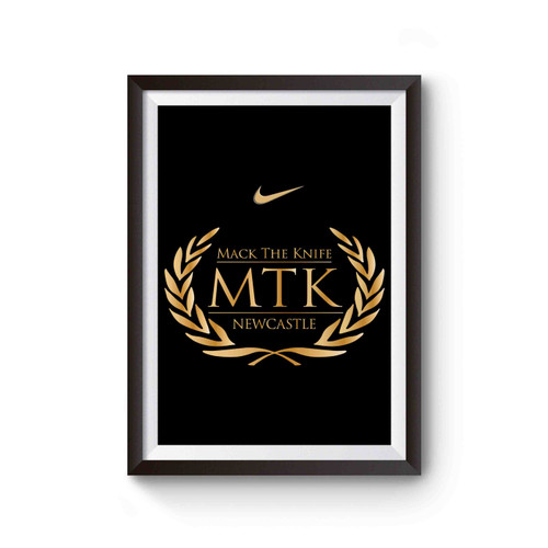 Mtk Newcastle Nyke Boxing Sport Inspired Poster