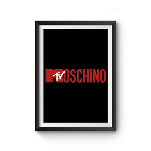 Mtv Moschino Logo Poster