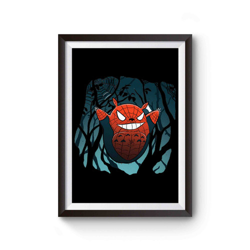 My Friendly Neighbor Totoro Spiderman Inspired Poster
