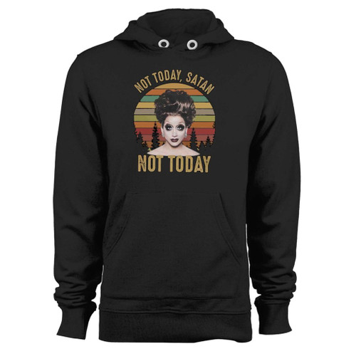 Was created with comfort in mind, this not today satan not today hoodie lighter weight is perfect for any activity. Teams and groups love this hoodie for its affordable price and variety of colors.