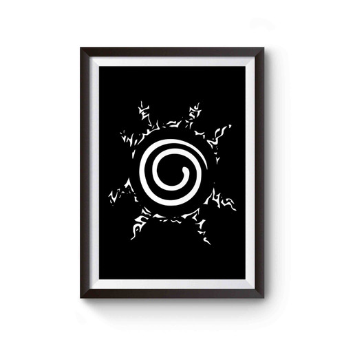 Naruto Uzumaki Anime Four Symbols Seal Poster