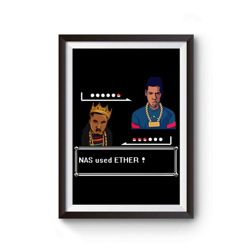 Nas Used Ether Poster