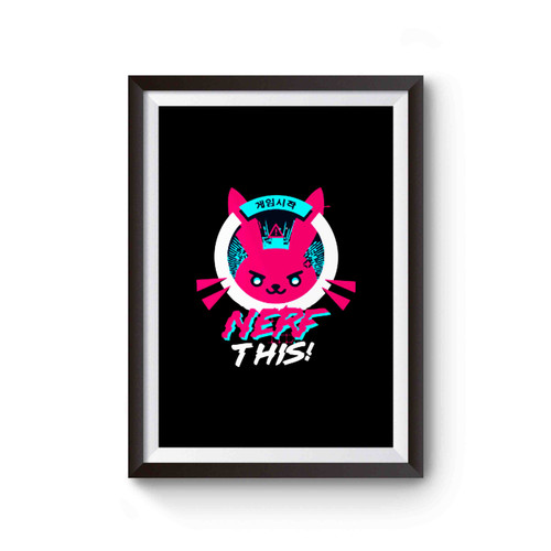 Nerf This D Va Inspired Bunny High-Quality Poster