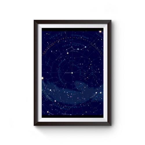 Night Sky Map Poster